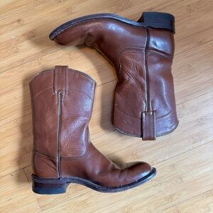 Brown Vintage Cowboy Boots
